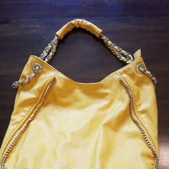 big buddha yellow purse